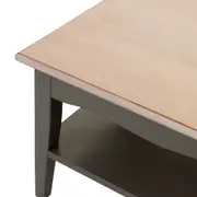 MESA DE CENTRO 80 CM X 45 CM PROVENCE - GRIS BRULÉ/ PATINA PROVENÇAL - Foto 4