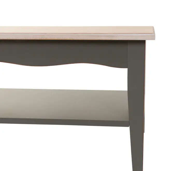 MESA DE CENTRO 80 CM X 45 CM PROVENCE - GRIS BRULÉ/ PATINA PROVENÇAL - Foto 5