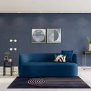 SOFÁ 2 LUGARES ÔNDULO - GALAXY BLUE - Foto 8