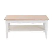MESA DE CENTRO 80 CM X 45 CM PROVENCE - BRANCO PROVENCE/PATINA PROVENÇAL - Foto 1