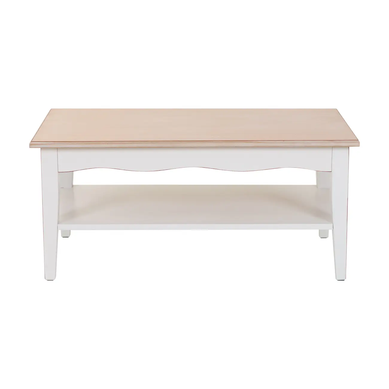 MESA DE CENTRO 80 CM X 45 CM PROVENCE - BRANCO PROVENCE/PATINA PROVENÇAL - Foto 1