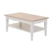 MESA DE CENTRO 80 CM X 45 CM PROVENCE - BRANCO PROVENCE/PATINA PROVENÇAL - Foto 2