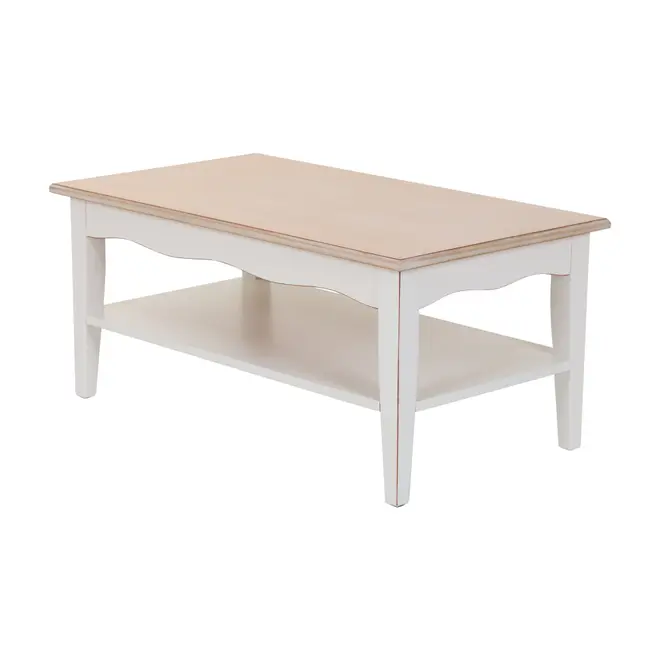 MESA DE CENTRO 80 CM X 45 CM PROVENCE - BRANCO PROVENCE/PATINA PROVENÇAL - Foto 2
