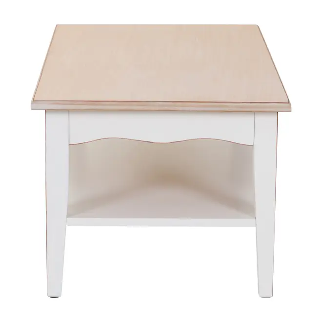 MESA DE CENTRO 80 CM X 45 CM PROVENCE - BRANCO PROVENCE/PATINA PROVENÇAL - Foto 3