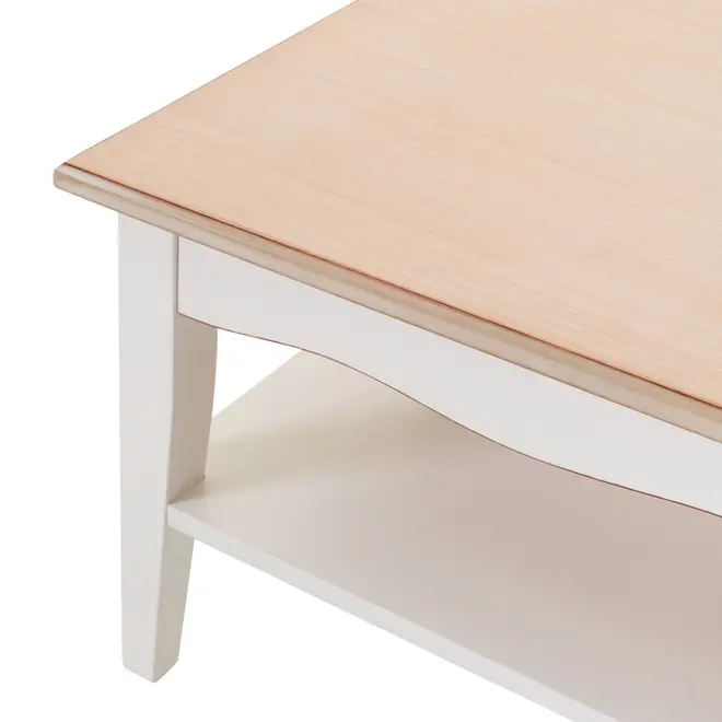MESA DE CENTRO 80 CM X 45 CM PROVENCE - BRANCO PROVENCE/PATINA PROVENÇAL - Foto 4