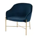 OURO/GALAXY BLUE - POLTRONA DAISY