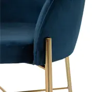 POLTRONA DAISY - OURO/GALAXY BLUE - Foto 5
