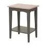 PROVENCE MESA LATERAL 45 CM X 35 CM - GRIS BRULÉ/ PATINA PROVENÇAL - Foto 1