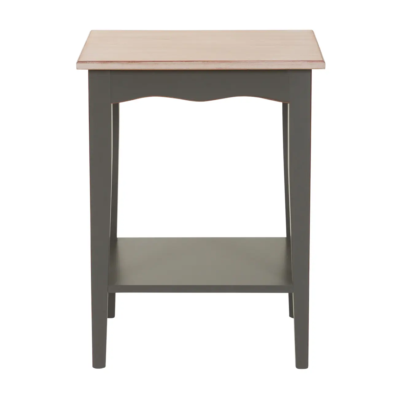PROVENCE MESA LATERAL 45 CM X 35 CM - GRIS BRULÉ/ PATINA PROVENÇAL - Foto 2