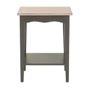 PROVENCE MESA LATERAL 45 CM X 35 CM - GRIS BRULÉ/ PATINA PROVENÇAL - Foto 2