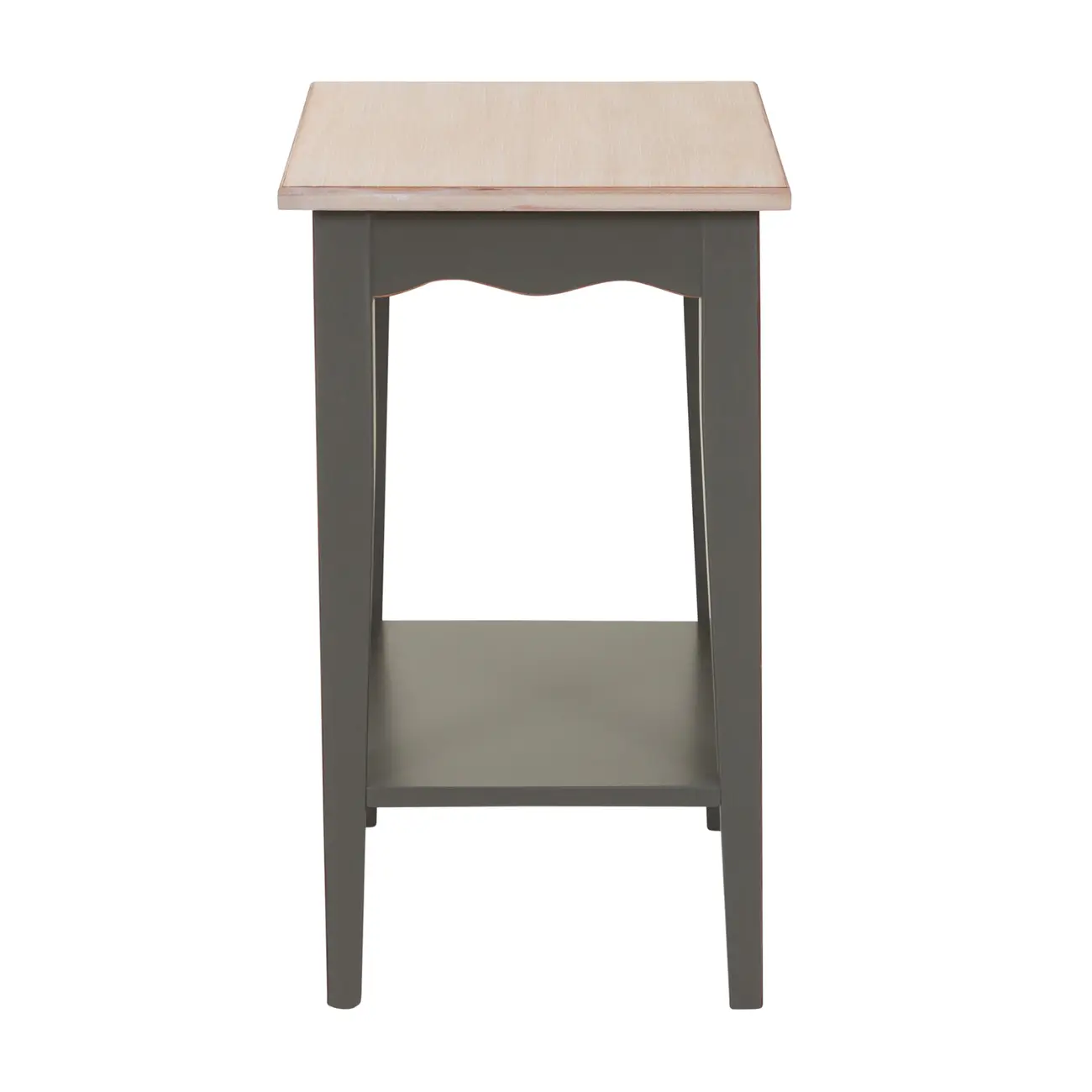 PROVENCE MESA LATERAL 45 CM X 35 CM - GRIS BRULÉ/ PATINA PROVENÇAL - Foto 3
