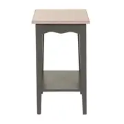 PROVENCE MESA LATERAL 45 CM X 35 CM - GRIS BRULÉ/ PATINA PROVENÇAL - Foto 3