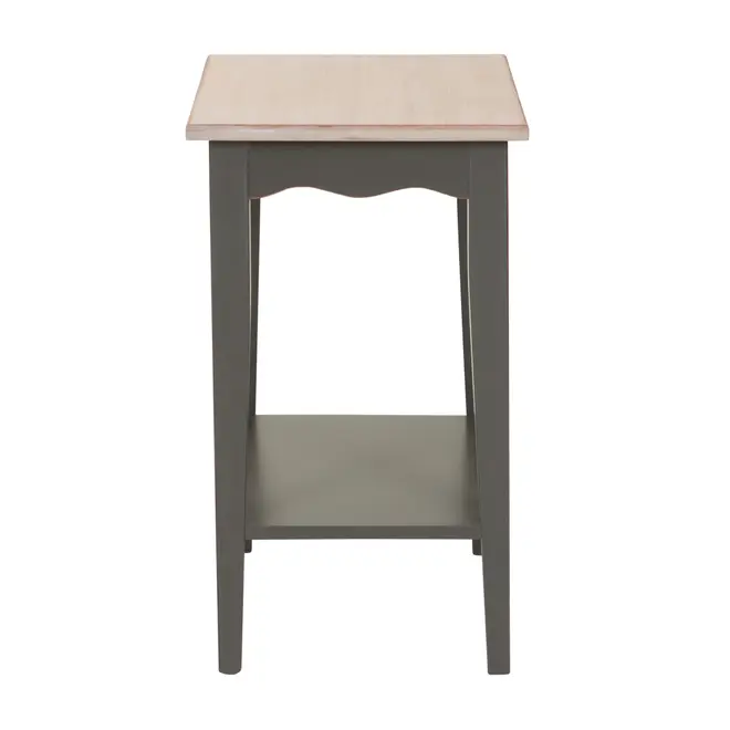 PROVENCE MESA LATERAL 45 CM X 35 CM - GRIS BRULÉ/ PATINA PROVENÇAL - Foto 3