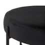 PUFF REDONDO 48 CM DAISY - PRETO/PRETO - Foto 3