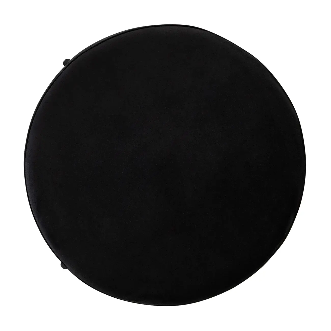 PUFF REDONDO 48 CM DAISY - PRETO/PRETO - Foto 4