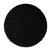 PUFF REDONDO 48 CM DAISY - OURO/PRETO - Foto 4