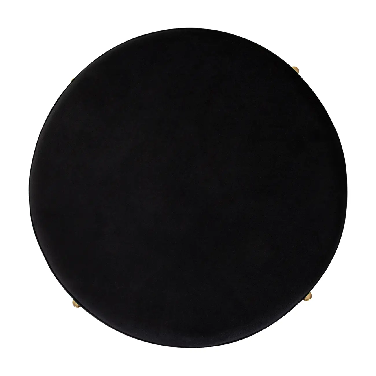 PUFF REDONDO 48 CM DAISY - OURO/PRETO - Foto 4