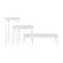 MESA LATERAL CONJUNTO COM 3 PEÇAS TRIGÊMEAS - BRANCO/BRANCO - Foto 1