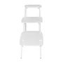 MESA LATERAL CONJUNTO COM 3 PEÇAS TRIGÊMEAS - BRANCO/BRANCO - Foto 3