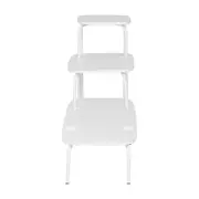MESA LATERAL CONJUNTO COM 3 PEÇAS TRIGÊMEAS - BRANCO/BRANCO - Foto 3