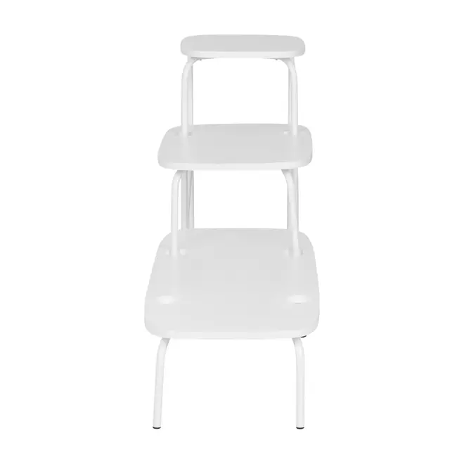 MESA LATERAL CONJUNTO COM 3 PEÇAS TRIGÊMEAS - BRANCO/BRANCO - Foto 3