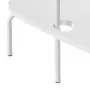 MESA LATERAL CONJUNTO COM 3 PEÇAS TRIGÊMEAS - BRANCO/BRANCO - Foto 8