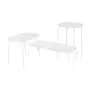 MESA LATERAL CONJUNTO COM 3 PEÇAS TRIGÊMEAS - BRANCO/BRANCO - Foto 12
