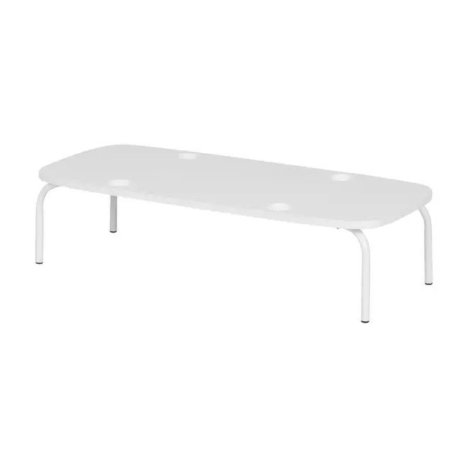 MESA LATERAL CONJUNTO COM 3 PEÇAS TRIGÊMEAS - BRANCO/BRANCO - Foto 14