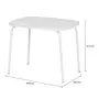 MESA LATERAL CONJUNTO COM 3 PEÇAS TRIGÊMEAS - BRANCO/BRANCO - Foto 20