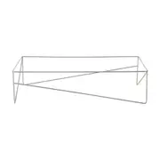 BASE DE MESA DE CENTRO 1,10 M X 60 CM BATTRE - CROMADO - Foto 1