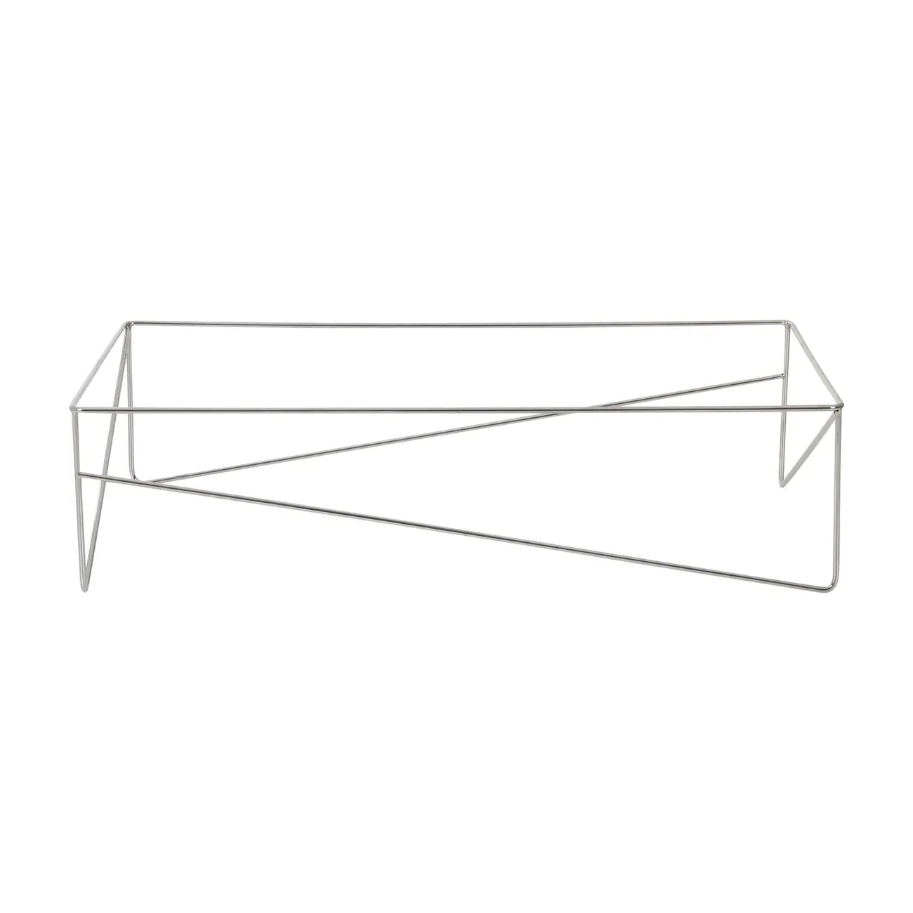 BASE DE MESA DE CENTRO 1,10 M X 60 CM BATTRE - CROMADO - Foto 1