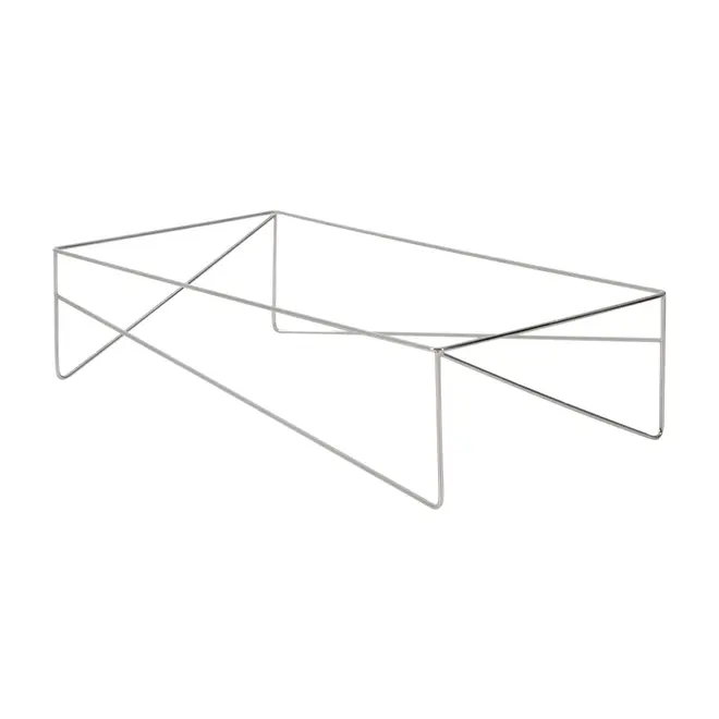 BASE DE MESA DE CENTRO 1,10 M X 60 CM BATTRE - CROMADO - Foto 2