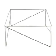 BASE DE MESA DE CENTRO 1,10 M X 60 CM BATTRE - CROMADO - Foto 3