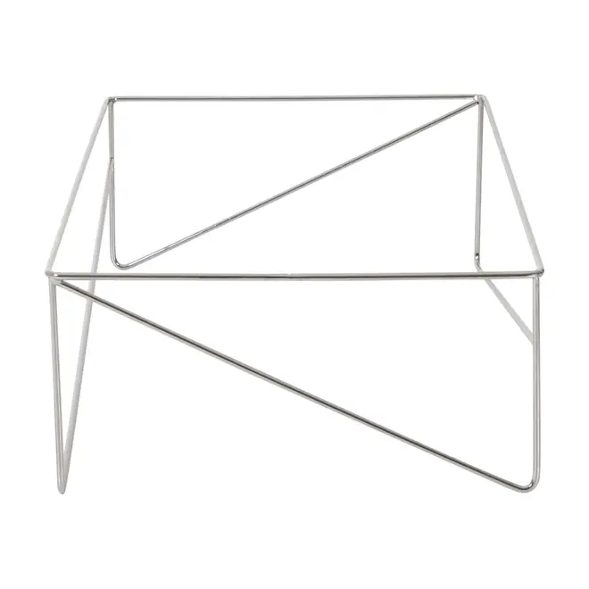 BASE DE MESA DE CENTRO 1,10 M X 60 CM BATTRE - CROMADO - Foto 3