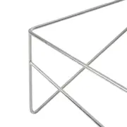 BASE DE MESA DE CENTRO 1,10 M X 60 CM BATTRE - CROMADO - Foto 5