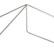 BASE DE MESA DE CENTRO 1,10 M X 60 CM BATTRE - CROMADO - Foto 6