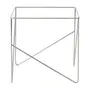BASE DE MESA LATERAL 50 CM X 50 CM BATTRE - CROMADO - Foto 4