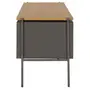 MESA COM NICHOS 1,40 M X 60 CM LABOR - KONKRET/OAK TAMMI - Foto 3