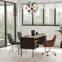 MESA COM NICHOS 1,40 M X 60 CM LABOR - KONKRET/OAK TAMMI - Foto 7