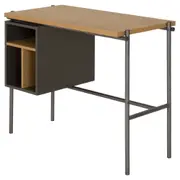 LABOR MESA C/NICHOS 95 CM X 45 CM - KONKRET/OAK TAMMI - Foto 2