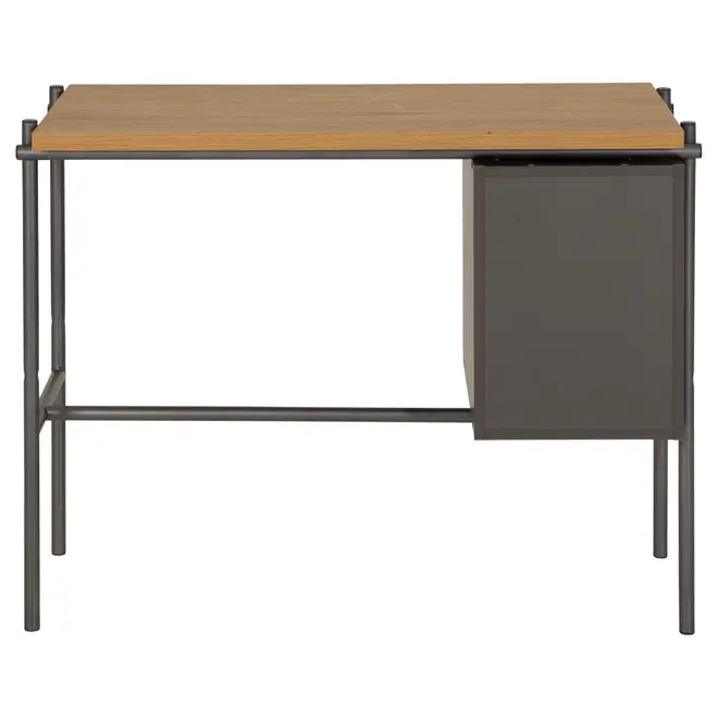 LABOR MESA C/NICHOS 95 CM X 45 CM - KONKRET/OAK TAMMI - Foto 7