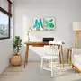 MESA 1 GAVETA 1,30 M X 65 CM SKAND - CAJUEIRO JAPONÊS - Foto 10