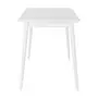 MESA DE ESCRITÓRIO 1 GAVETA 1,30 M X 65 CM SKAND - BRANCO - Foto 4