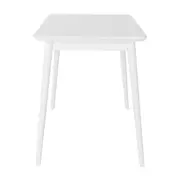 MESA DE ESCRITÓRIO 1 GAVETA 1,30 M X 65 CM SKAND - BRANCO - Foto 4