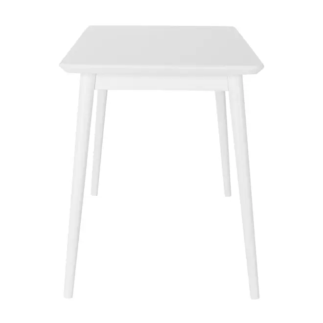 MESA DE ESCRITÓRIO 1 GAVETA 1,30 M X 65 CM SKAND - BRANCO - Foto 4