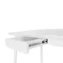 MESA DE ESCRITÓRIO 1 GAVETA 1,30 M X 65 CM SKAND - BRANCO - Foto 5