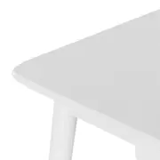 MESA DE ESCRITÓRIO 1 GAVETA 1,30 M X 65 CM SKAND - BRANCO - Foto 6