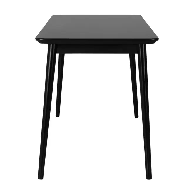 MESA DE ESCRITÓRIO 1 GAVETA 1,30 M X 65 CM SKAND - PRETO - Foto 4