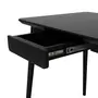 MESA DE ESCRITÓRIO 1 GAVETA 1,30 M X 65 CM SKAND - PRETO - Foto 5