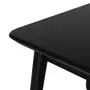 MESA DE ESCRITÓRIO 1 GAVETA 1,30 M X 65 CM SKAND - PRETO - Foto 6
